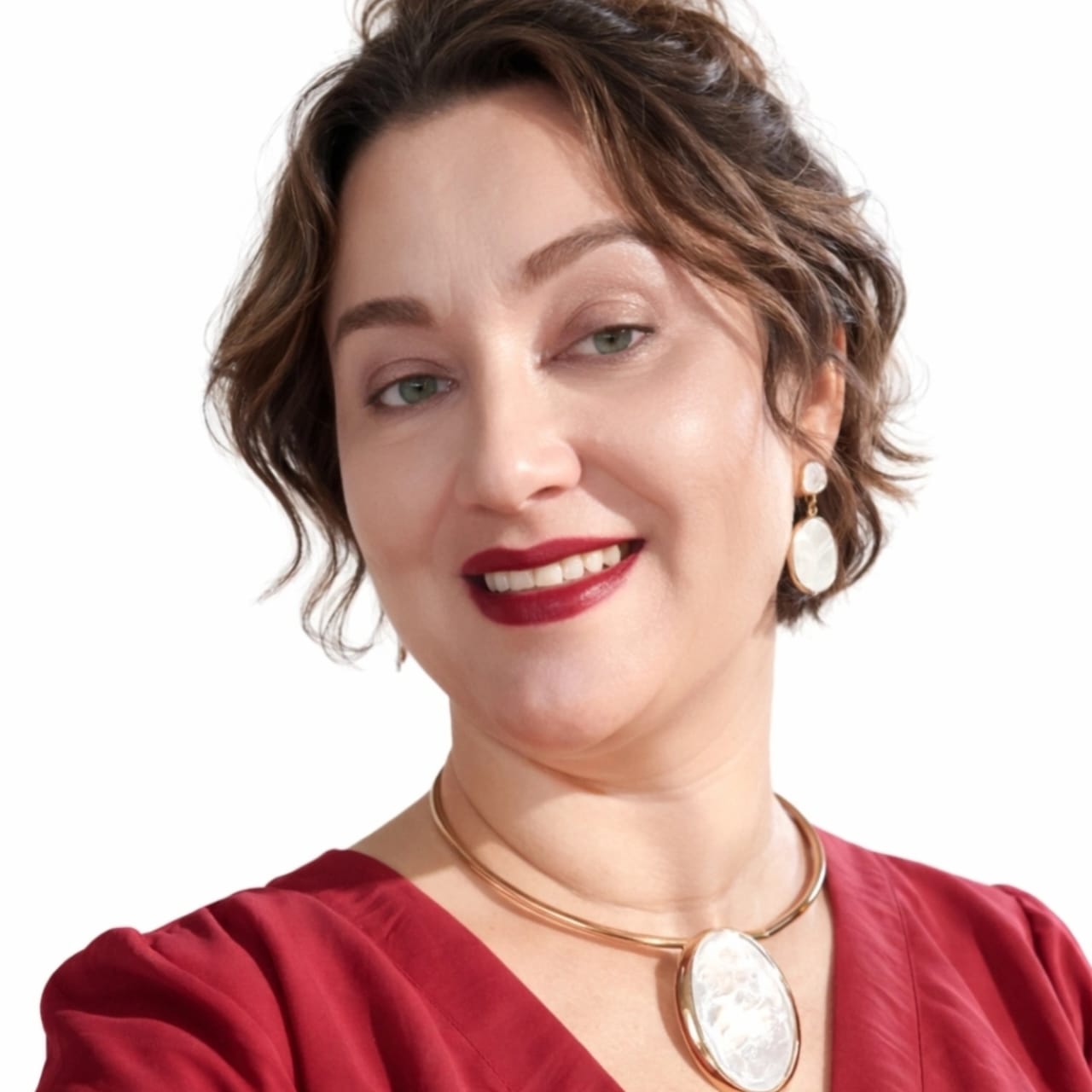Professora Kátia Lima em ambiente de trabalho pedagógico